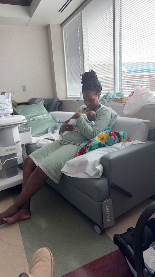 My sister and Nephew